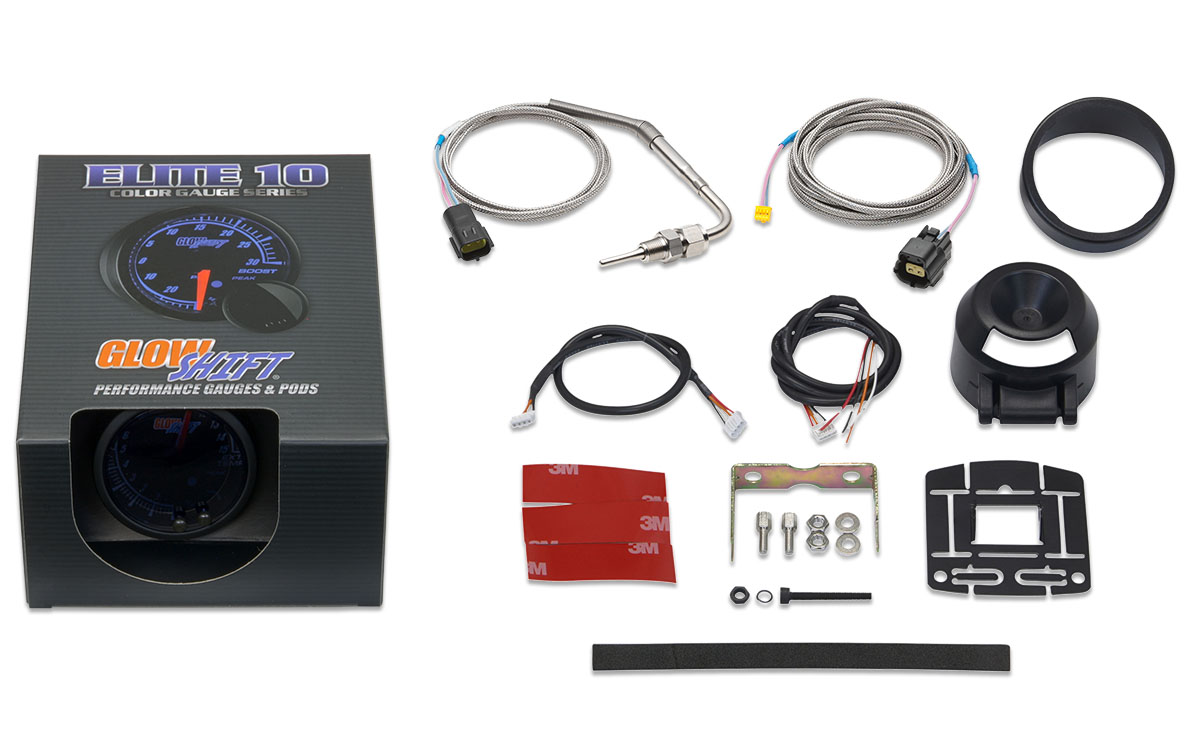Elite 10 Color 1500F Pyrometer EGT Exhaust Temperature Gauge Unboxed