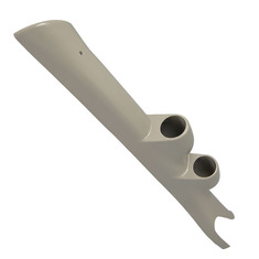 Taupe Full Size Dual Pillar Gauge Pod for 2003-2009 Dodge Ram Cummins