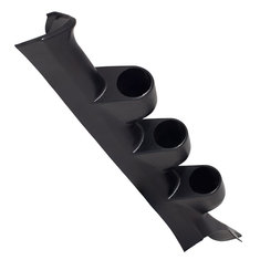 Black Triple Pillar Gauge Pod for 6.4L Power Stroke