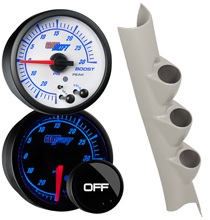 Elite 10 Color Series Triple Gauge Package for 2010-2018 Dodge Ram Cummins