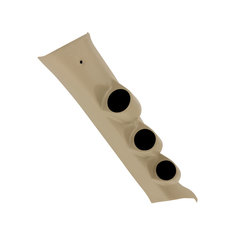 Tan Triple Pillar Gauge Pod for 14-19 GMC Sierra