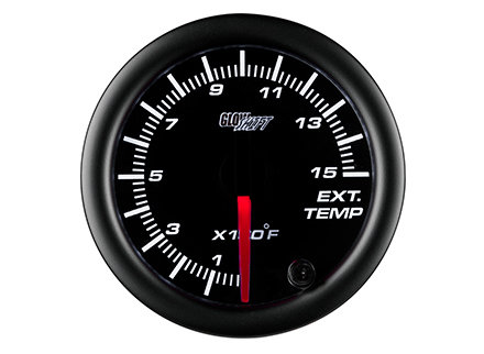 Black 7 Color 1500° F Pyrometer EGT Gauge