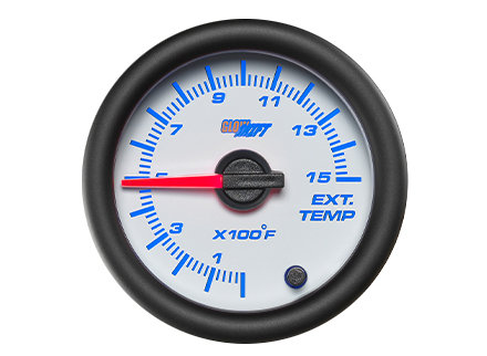 White 7 Color 1500° F Pyrometer EGT Gauge