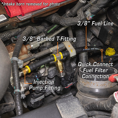 6.7L Cummins Fuel Pressure Big Line Kit