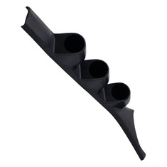 Black Triple Pillar Gauge Pod for 86-93 Dodge Ram