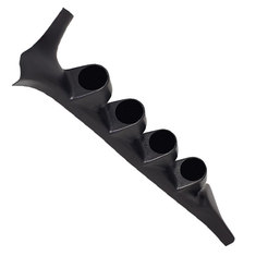 Black Quad Pillar Gauge Pod for 92-97 Ford F-Series F-250 & F-350