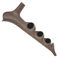 Tan Triple Pillar Gauge Pod for 92-97 Ford F-Series F-250 & F-350