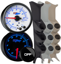 Elite 10 Color Series Triple Gauge Package for 1999-2007 Ford Super Duty Power Stroke