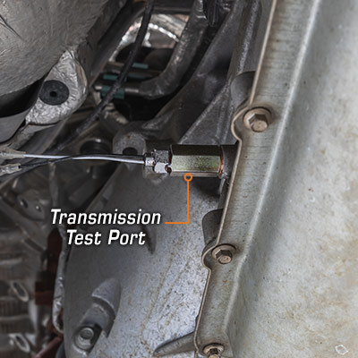 Transmission Test Port Adapter For 11-16 Ford Super Duty 6.7L Power Stroke