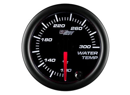 Black 7 Color Water Temperature Gauge