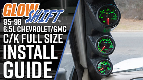 GlowShift | 7 Color Series Triple Gauge Package For 1995