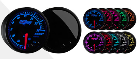 Black Elite 10 Color Gauge Series