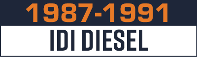 1987 - 1991 Ford IDI Diesel