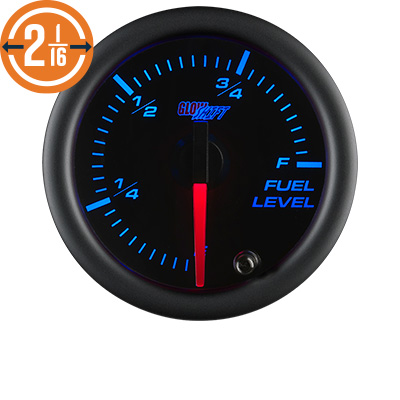 Black 7 Color Series Fuel Level Gauge