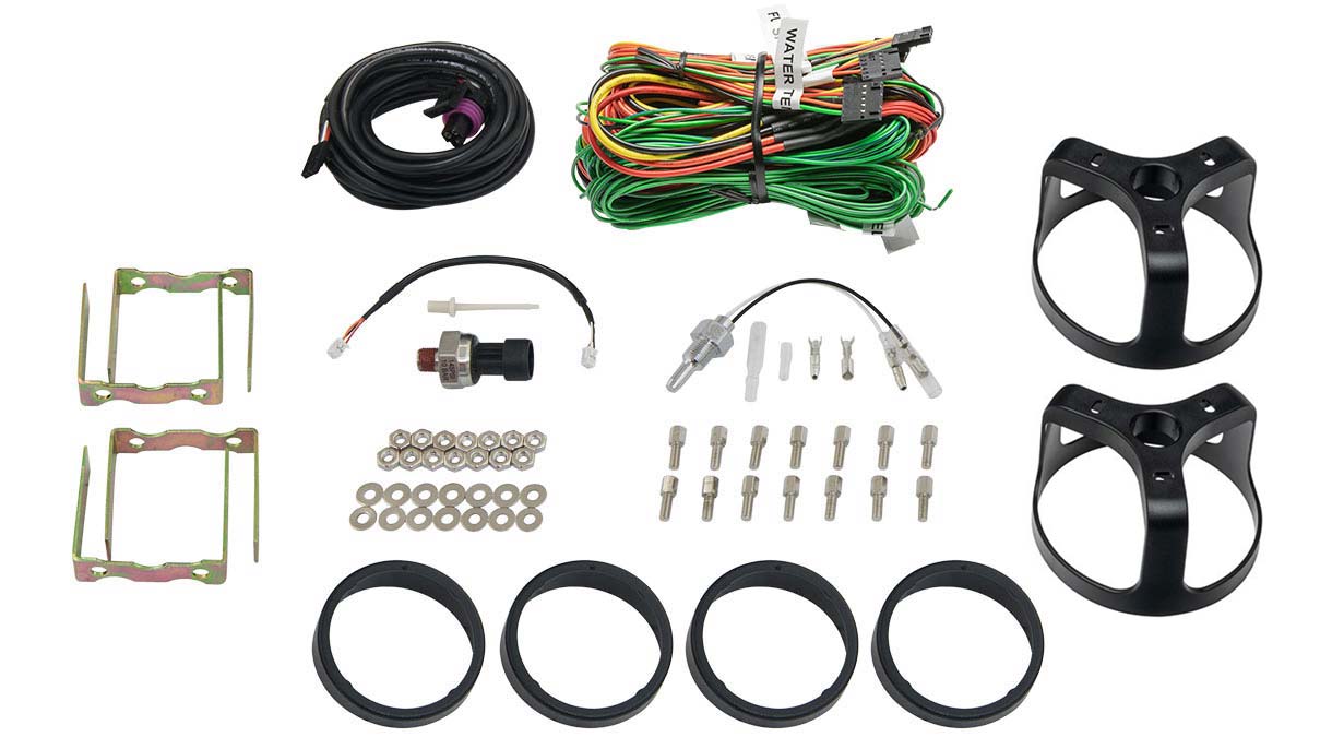 6 Gauge Custom Dashboard Set Unboxed