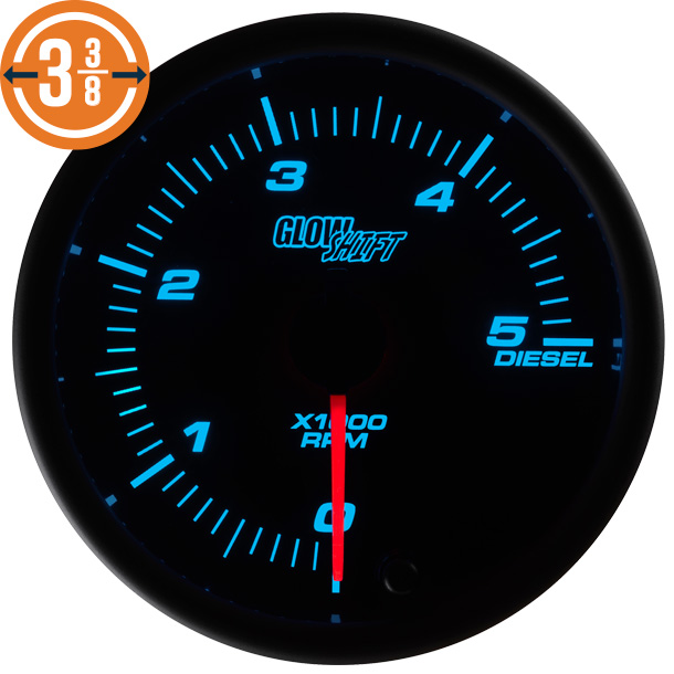 7 Color 85mm Diesel Tachometer Gauge