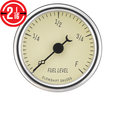 Classic Antique White Series Fuel Level Gauge