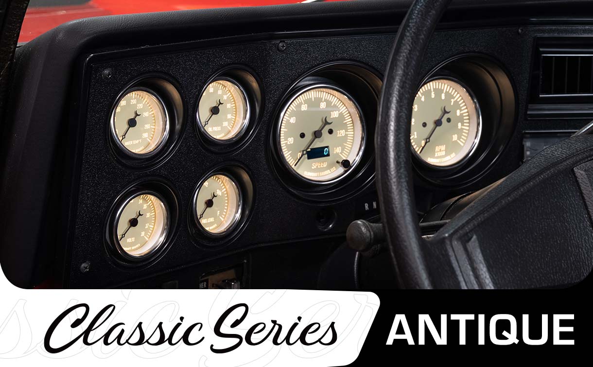 Classic Antique White Gauge Series Hero