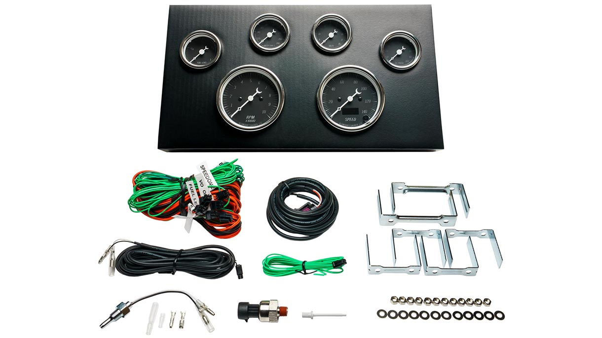 6 Gauge Custom Dashboard Set Wiring Harness
