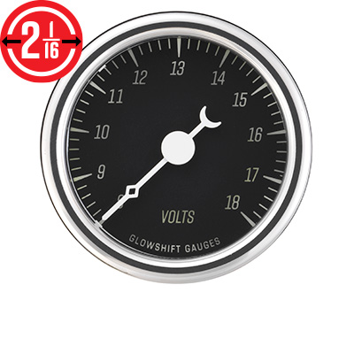 Classic Black Series Volt Gauge