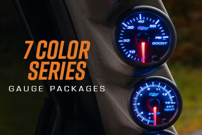 7 Color Series Gauge Packages Banner