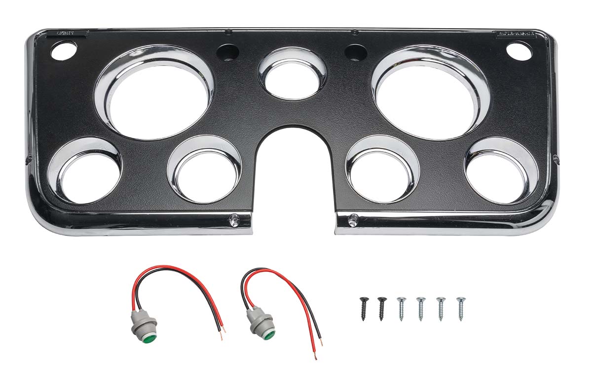 GlowShift 7-Gauge Cluster Dash Panel Pod for 67-72 Chevy K5 Blazer