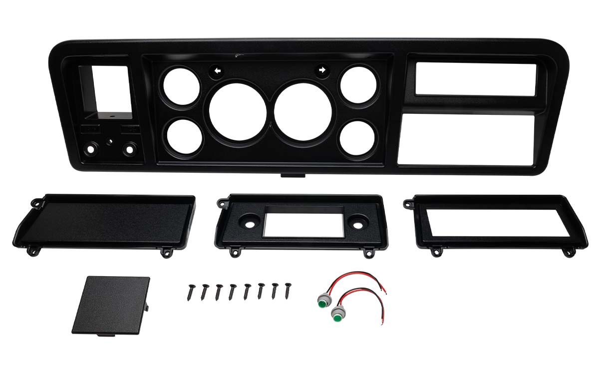GlowShift 6-Gauge Cluster Dash Panel Pod for 73-79 Ford F100