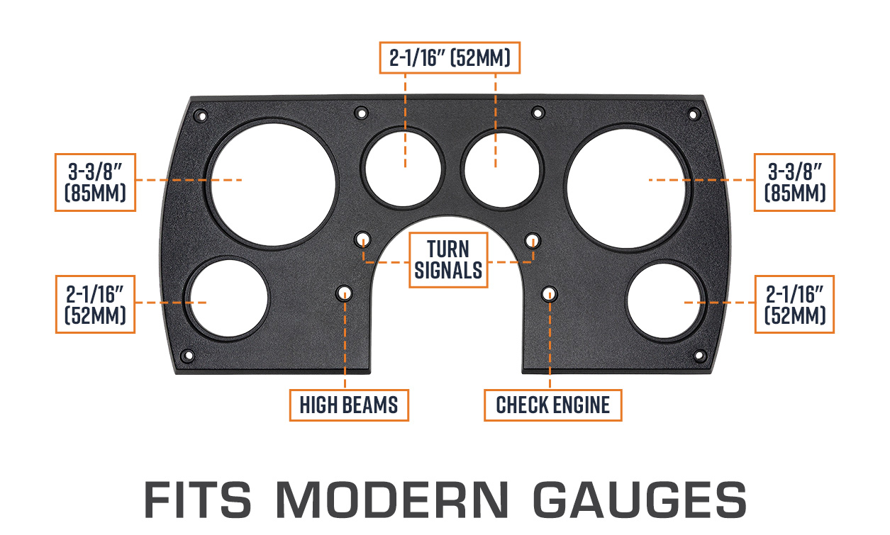 Replacement Camaro Dash Panel Cluster