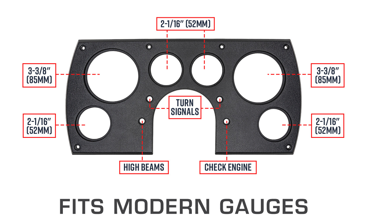 Replacement Camaro Dash Panel Cluster