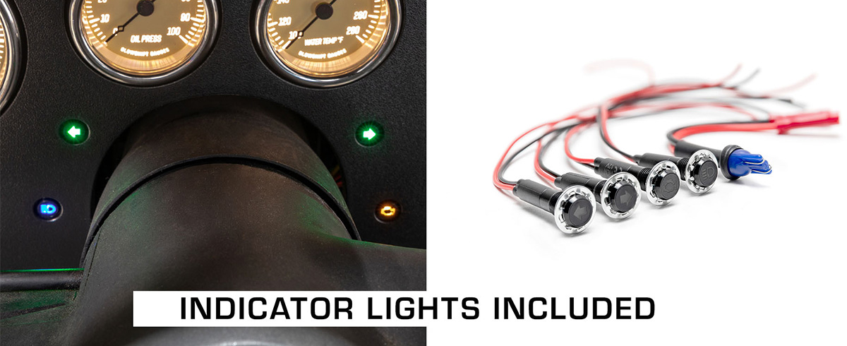 GlowShift Cluster Dash Panel Pod for 73-79 Ford F-100