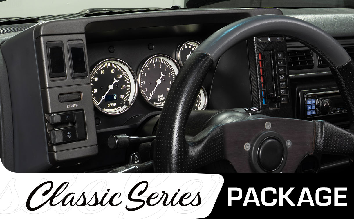 Classic Black Series 92-93 GMC Typhoon Dashboard Package Hero