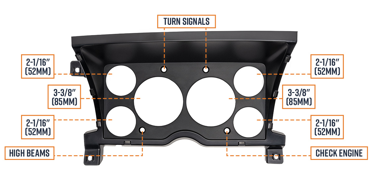 Replacement S15 Jimmy Dash Panel Cluster
