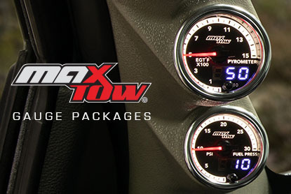 MaxTow Gauge Packages Banner
