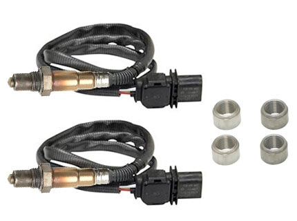 Black 7 Color Dual Digital Wideband Air Fuel Wiring