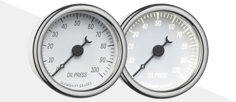 Classic White Gauge Series