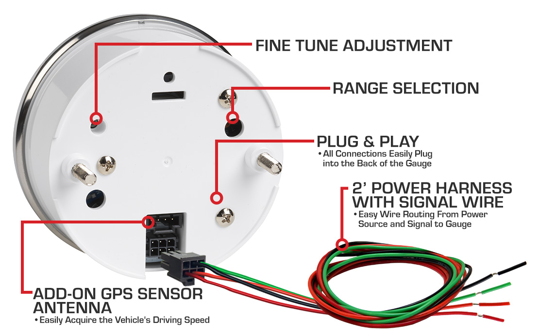 Classic Series Speedometer Gauge Parts & Wiring