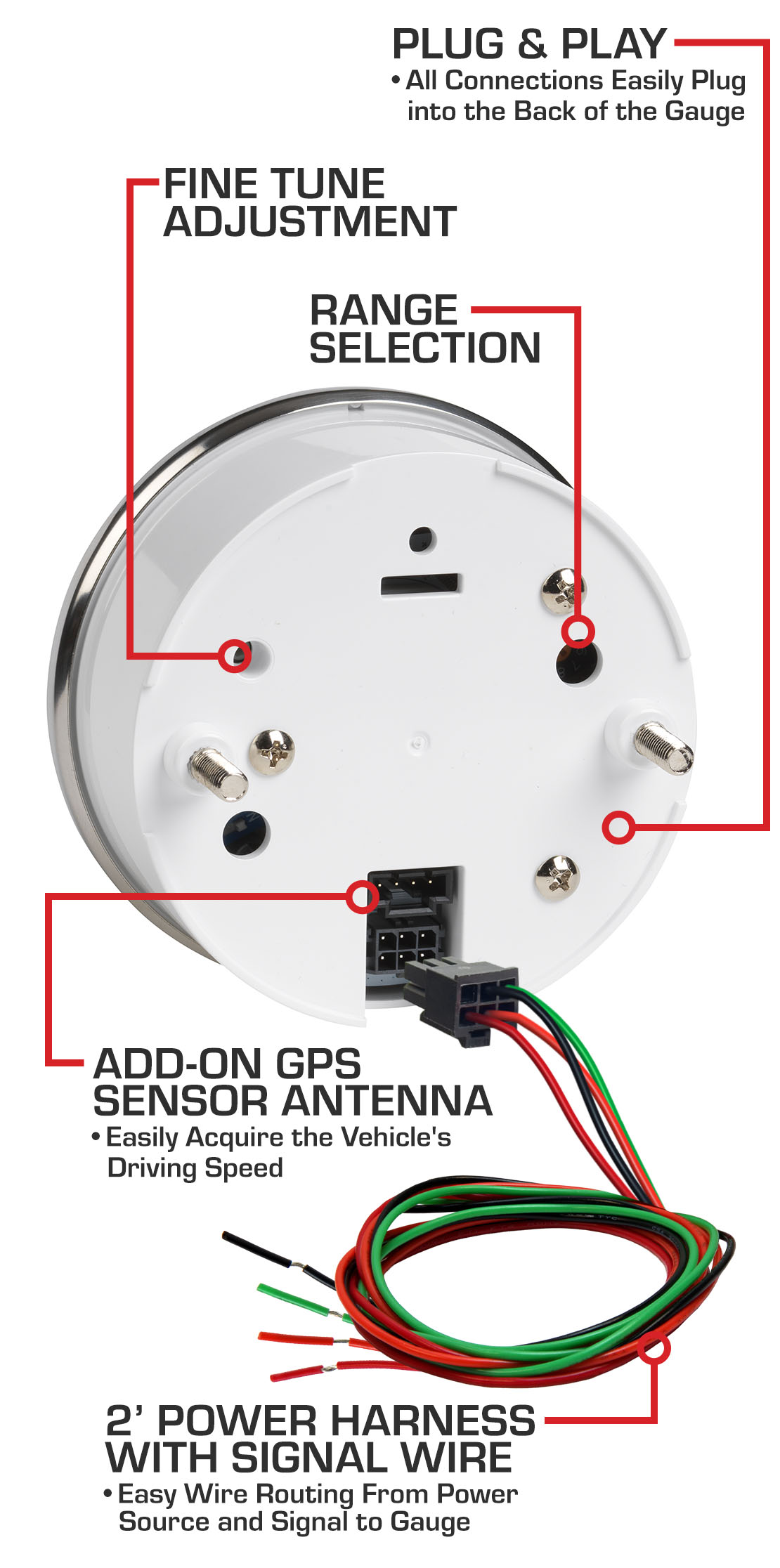 Classic Series Speedometer Gauge Parts & Wiring