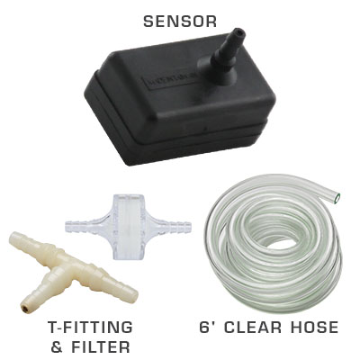 GlowShift Replacement Electronic Boost & Vacuum Sensor For Boost/Vacuum Gauges – GS-PS-04