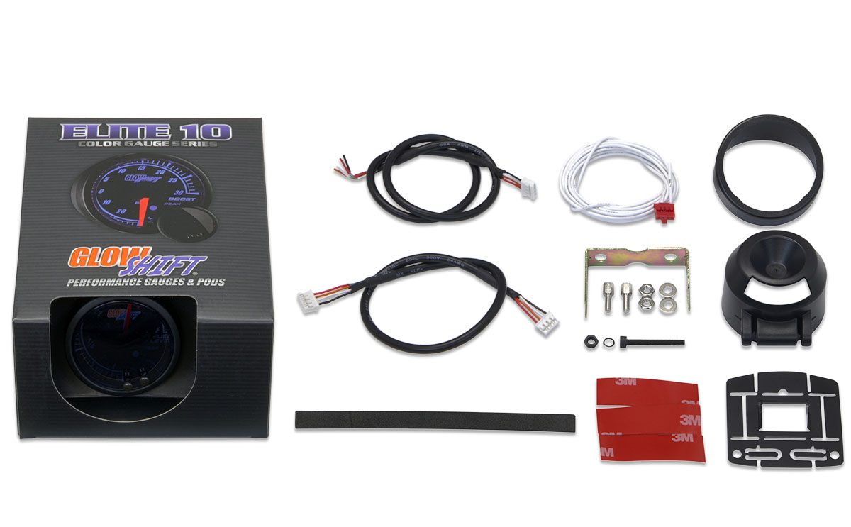 Elite 10 Color Narrowband Air Fuel Ratio Gauge Unboxed