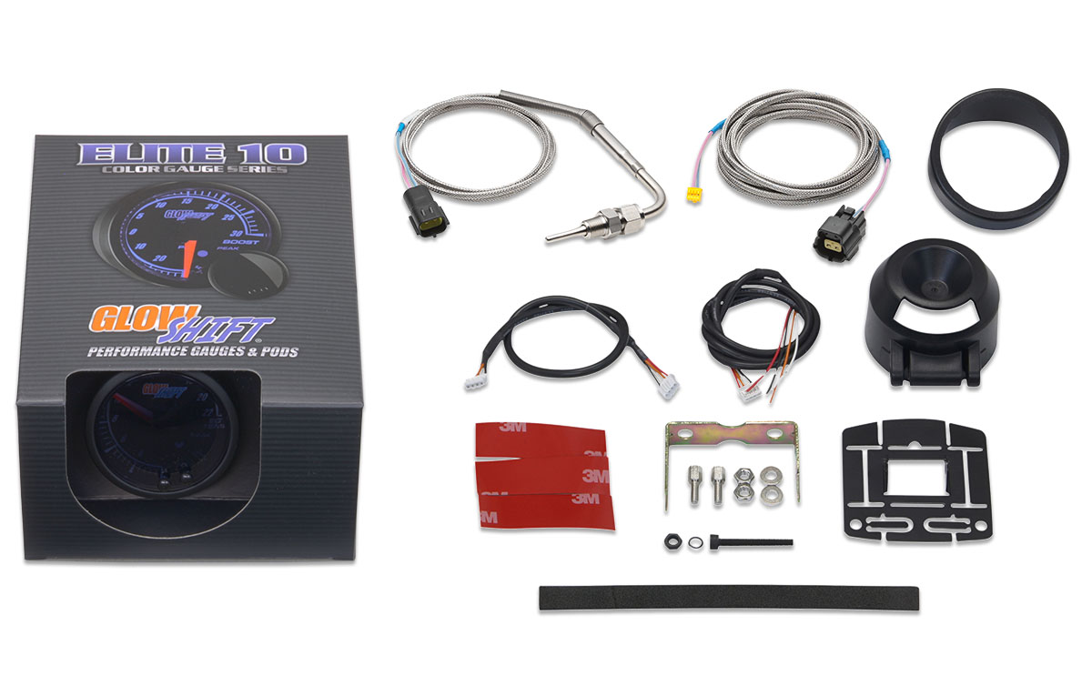 Elite 10 Color 2200F EGT Exhaust Temperature Gauge Unboxed