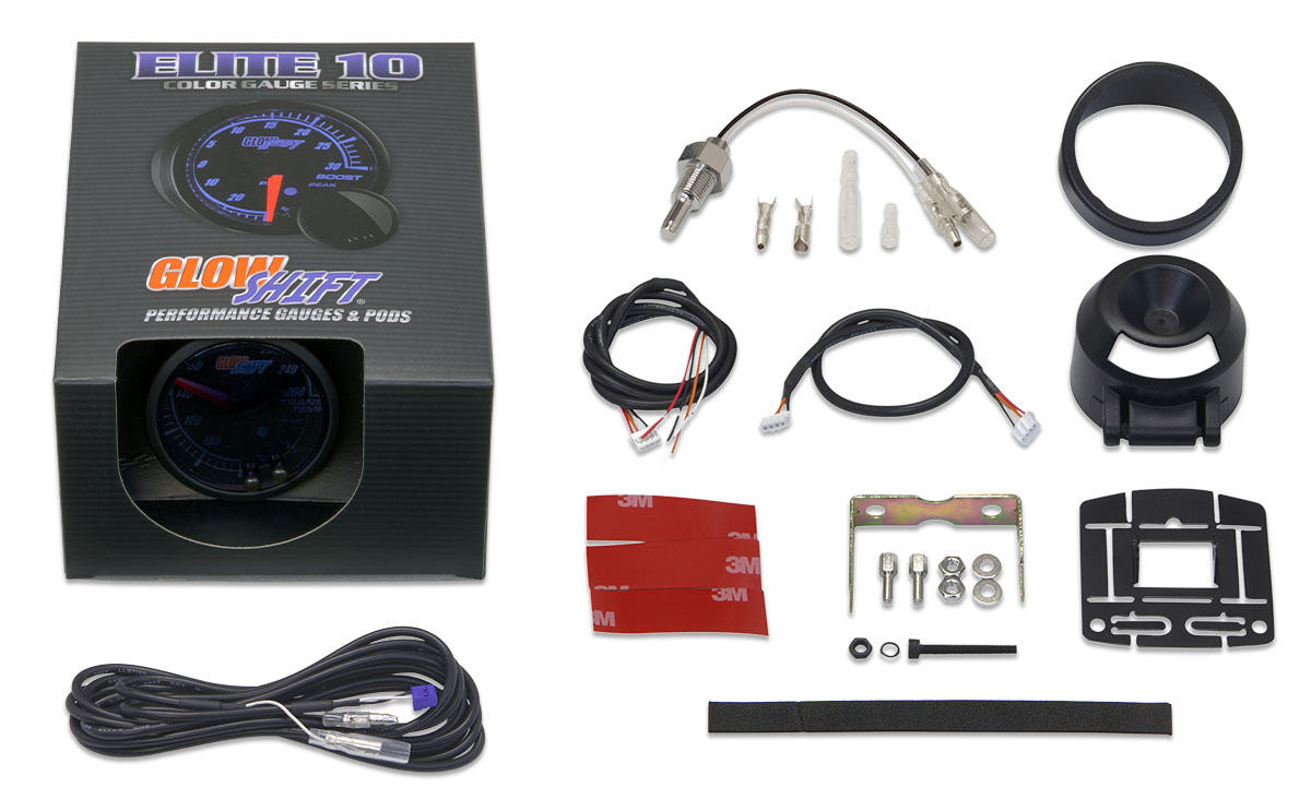 Elite 10 Color Transmission Temperature Gauge Unboxed