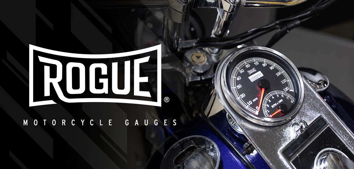 Rogue Mechanical Speedometer Tachometer Gauge for 1984-1995 Harley-Davidson FL, FLT, FLST Motorcycles