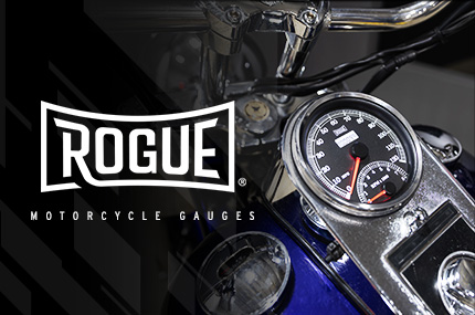 Rogue Mechanical Speedometer Tachometer Gauge for 1984-1995 Harley-Davidson FL, FLT, FLST Motorcycles