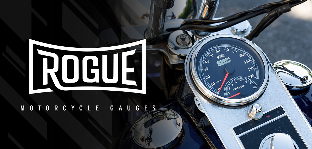 Rogue Speedometer Tachometer Gauge for 1996-2003 Harley-Davidson FXST, FLST, FXDWG, FLHR Motorcycles