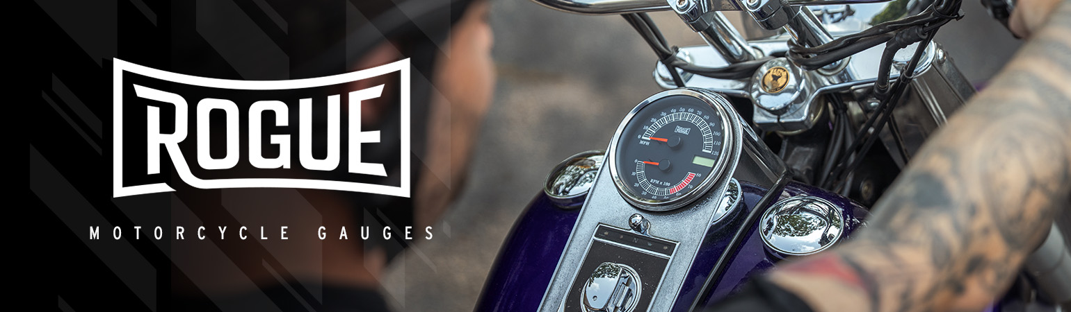 Rogue Motorcycle Gauges Banner