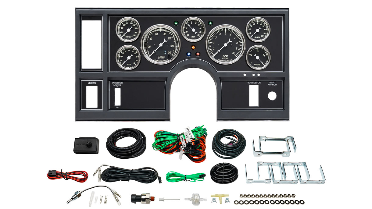 6 Gauge Custom Dashboard Set Wiring Harness